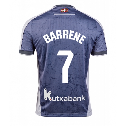 Billige Fotballdrakt Real Sociedad Ander Barrenetxea #7 Replika Bortedrakt 2025-26 Kortermet Billige Fotballdrakt Real Sociedad Ander Barrenetxea #7 Replika Bortedrakt 2025-26 Kortermet